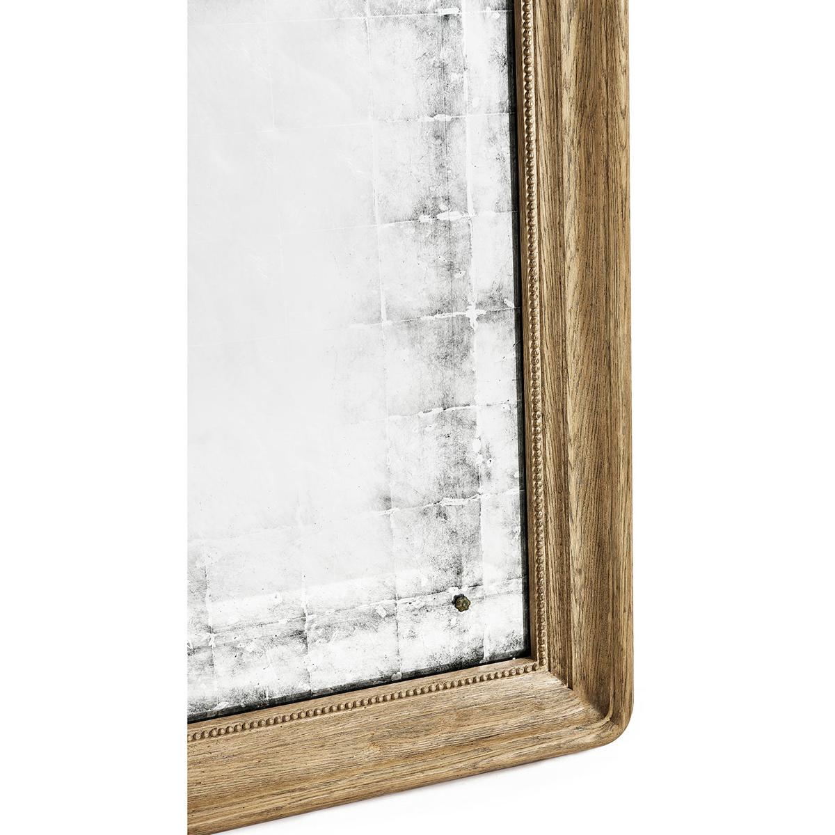 Glass Large Antique Floor Mirror For Sale