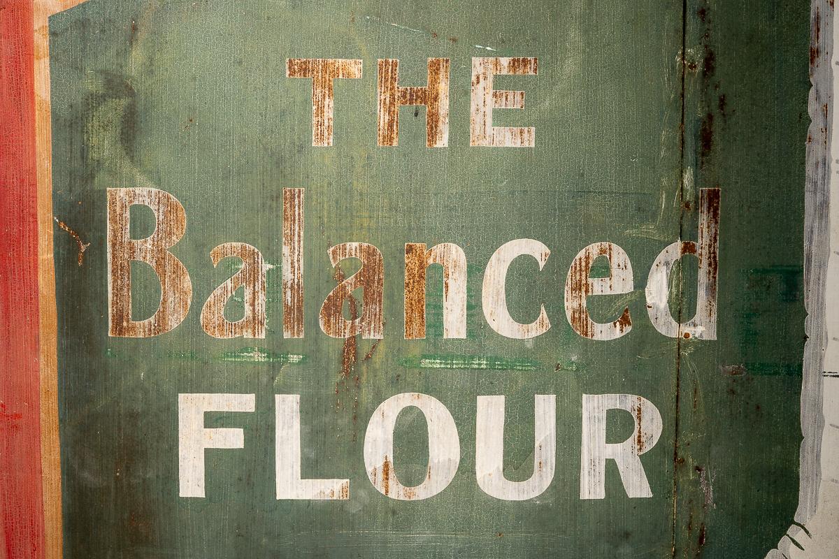 North American Large Antique Framed Pillsbury's Best Flour Sign For Sale