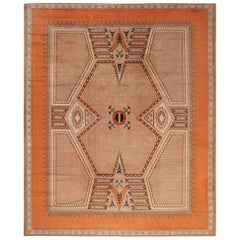 Large Antique French Art Deco Rug. Size: 12 ft 10 in x 16 ft (3.91 m x 4.88 m)