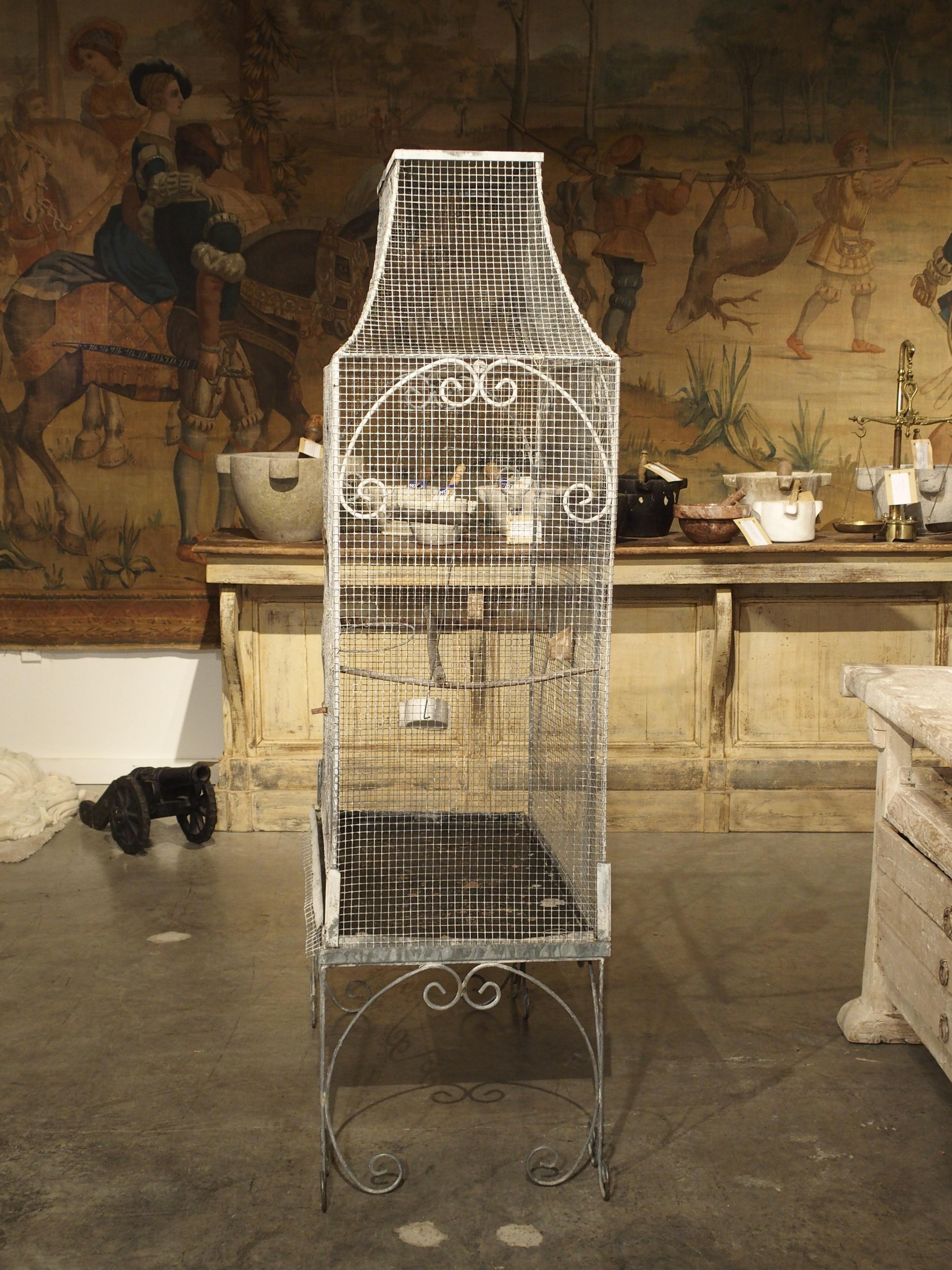 Large Antique French Birdcage, circa 1915 5