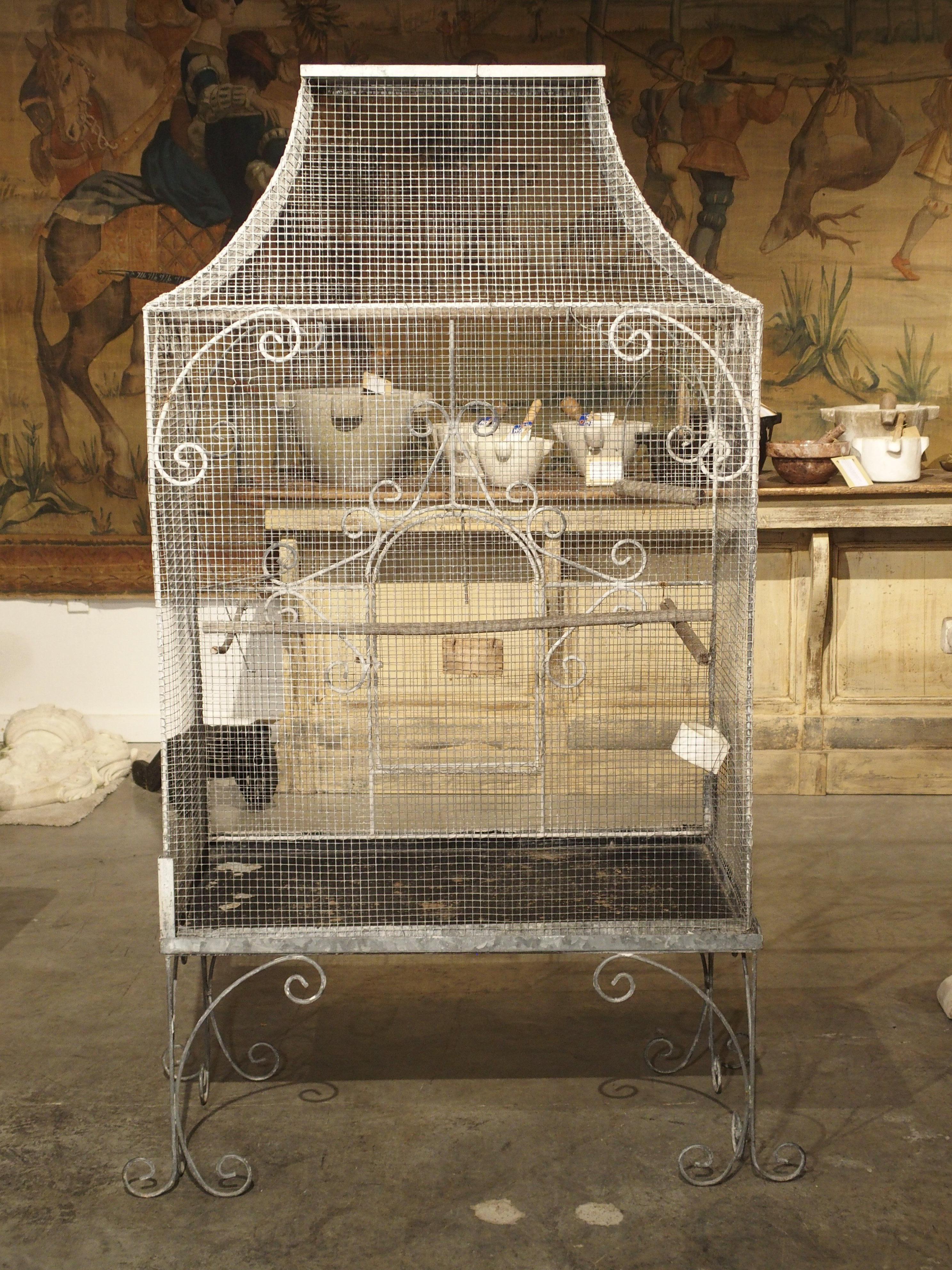 Large Antique French Birdcage, circa 1915 6