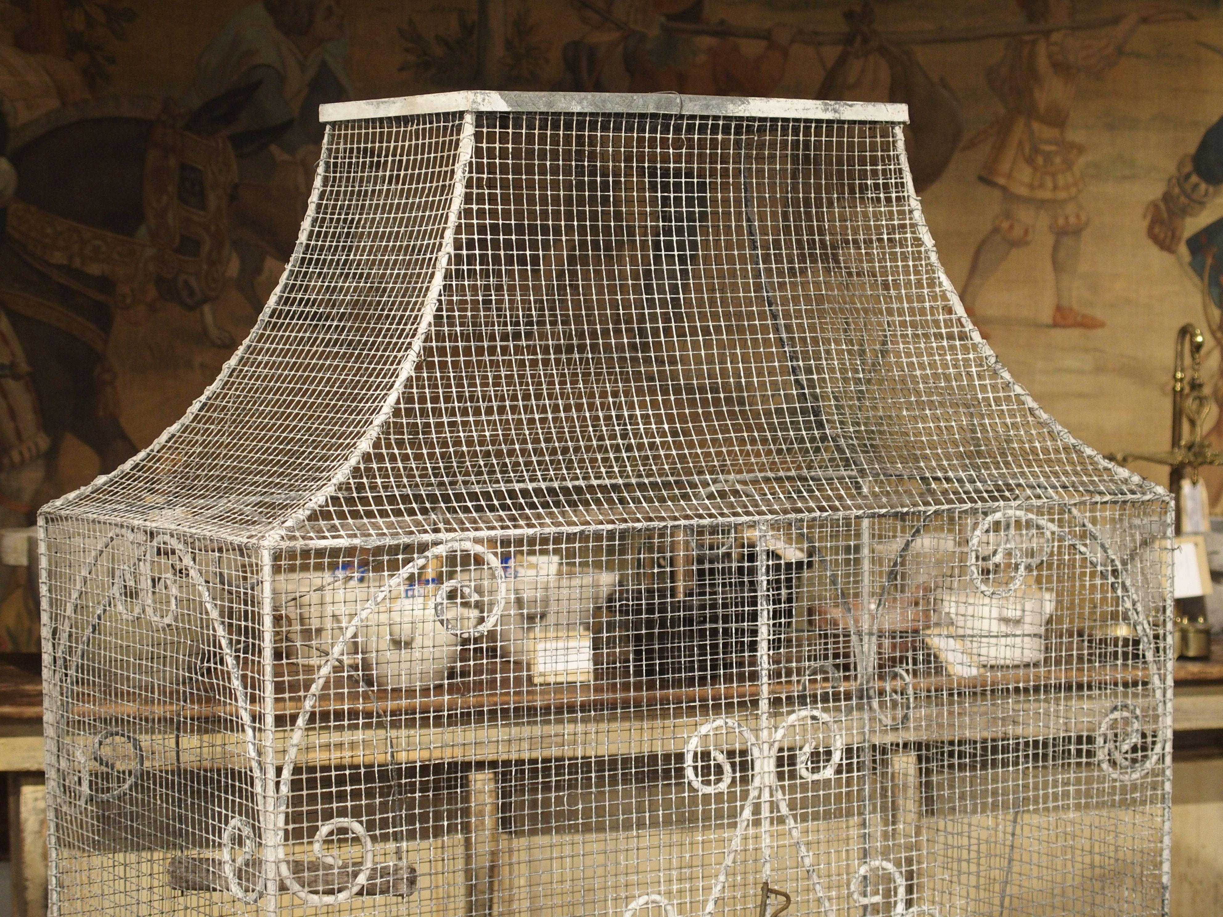 antique large bird cage