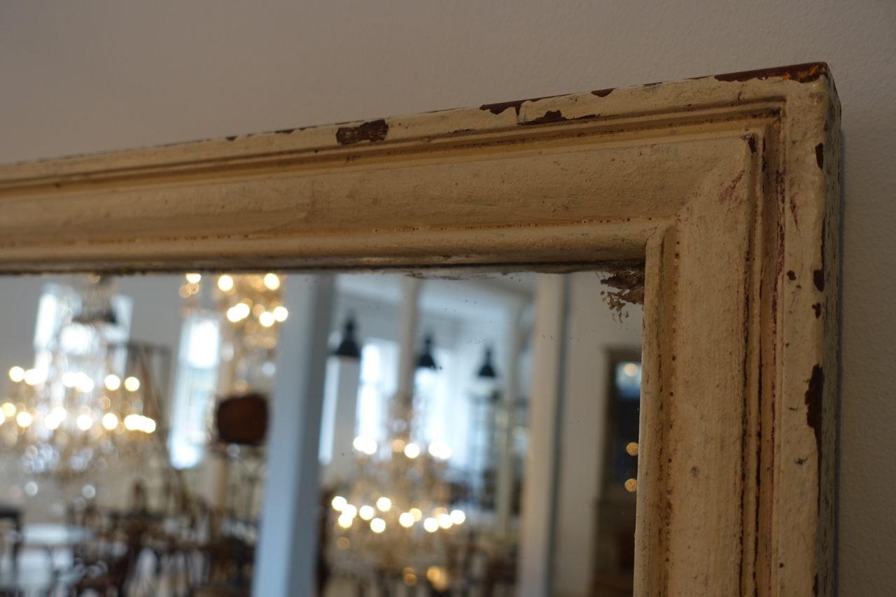 Large Antique French Bistro Mirror 5