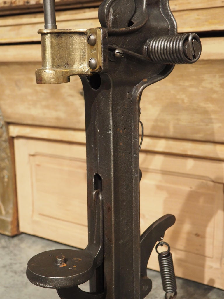 Large Antique French Bouchonneuse Wine Bottle Corker, "La Meilleur