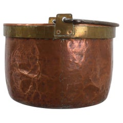 Large Antique French Copper Kettle, France circa 1900