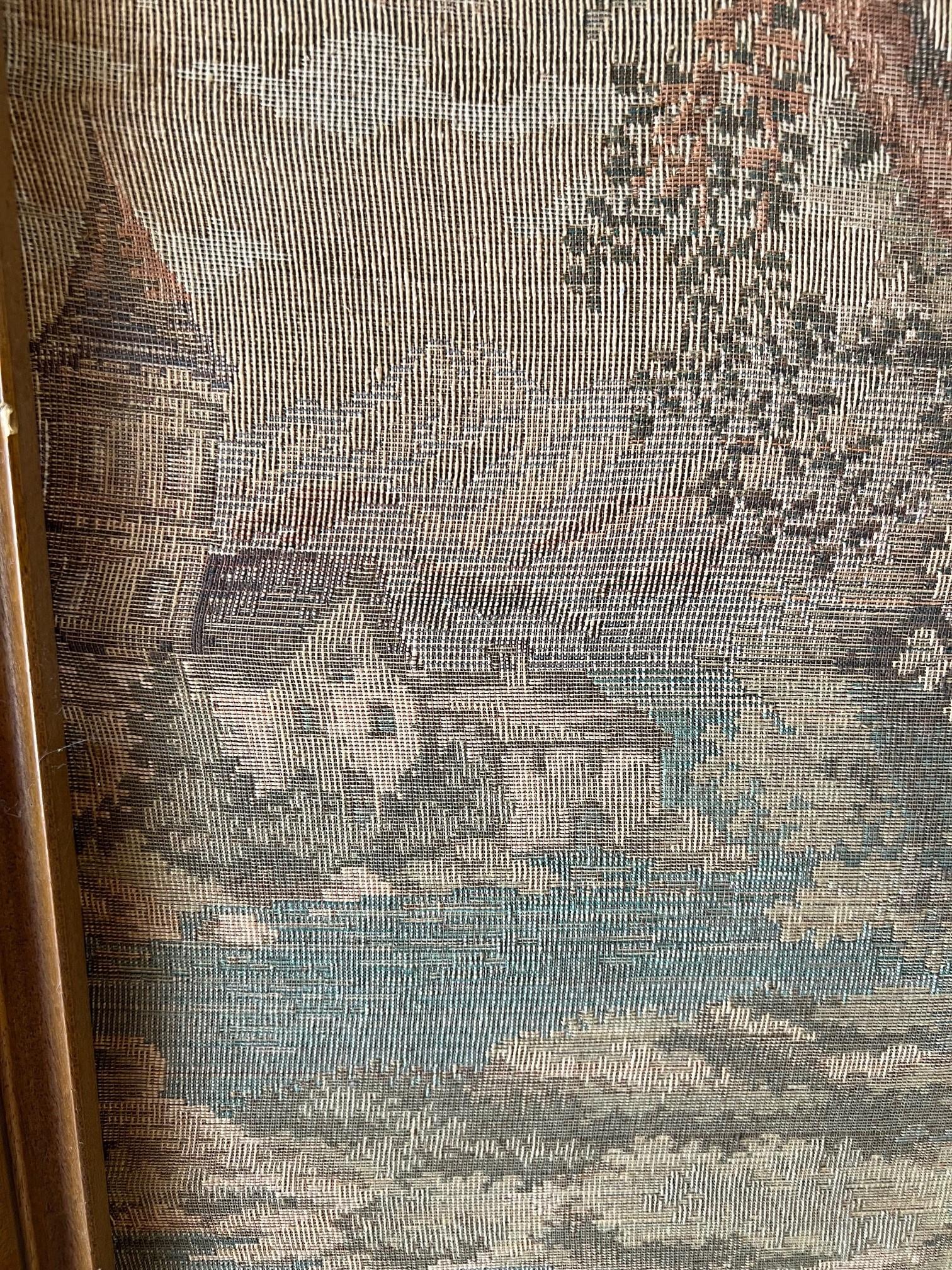 Large Antique French Embroidered Tapestry For Sale 10