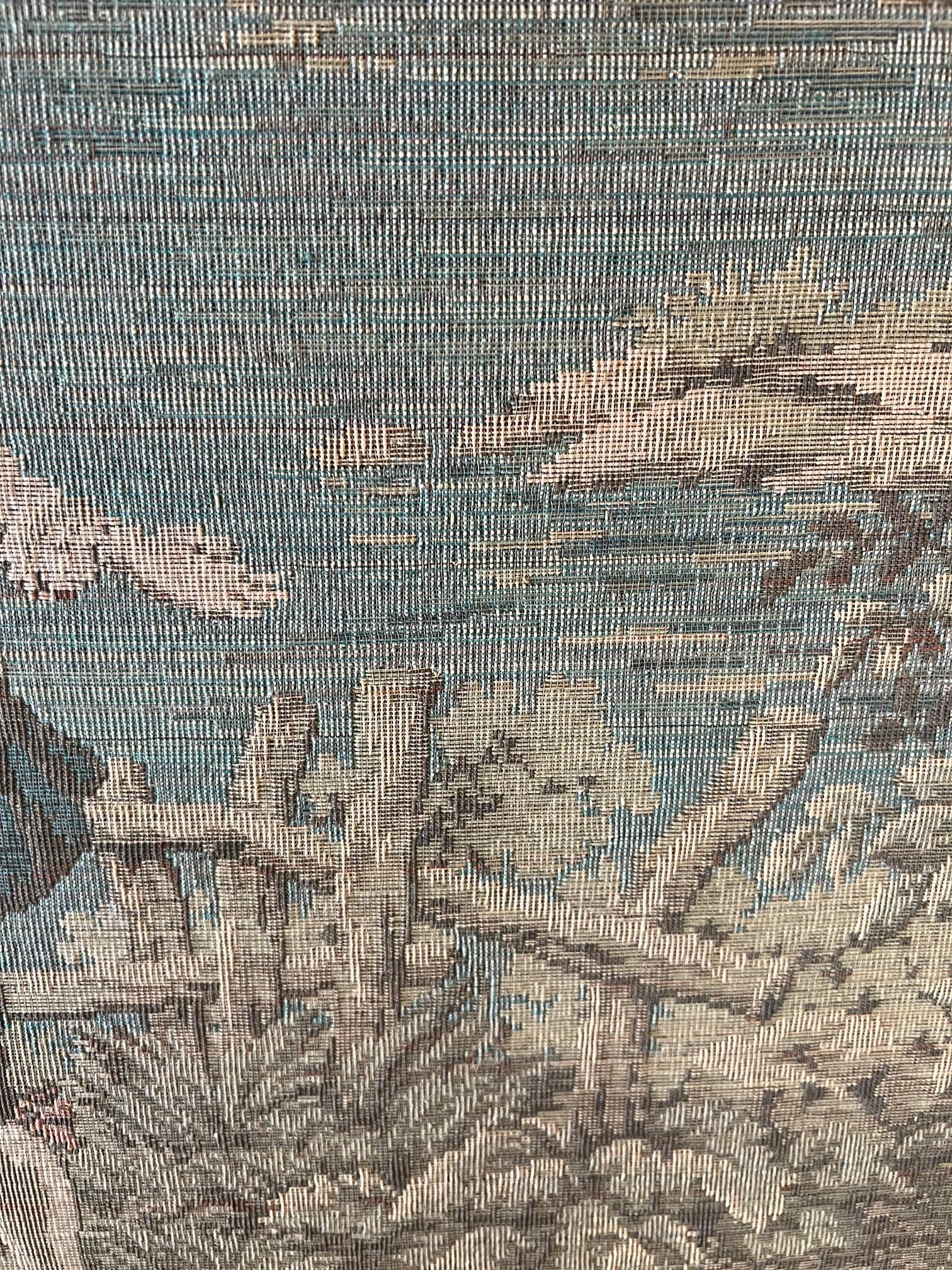 Large Antique French Embroidered Tapestry For Sale 12