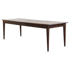 Large Antique French Farmhouse Dining Table for 6 to 8 People