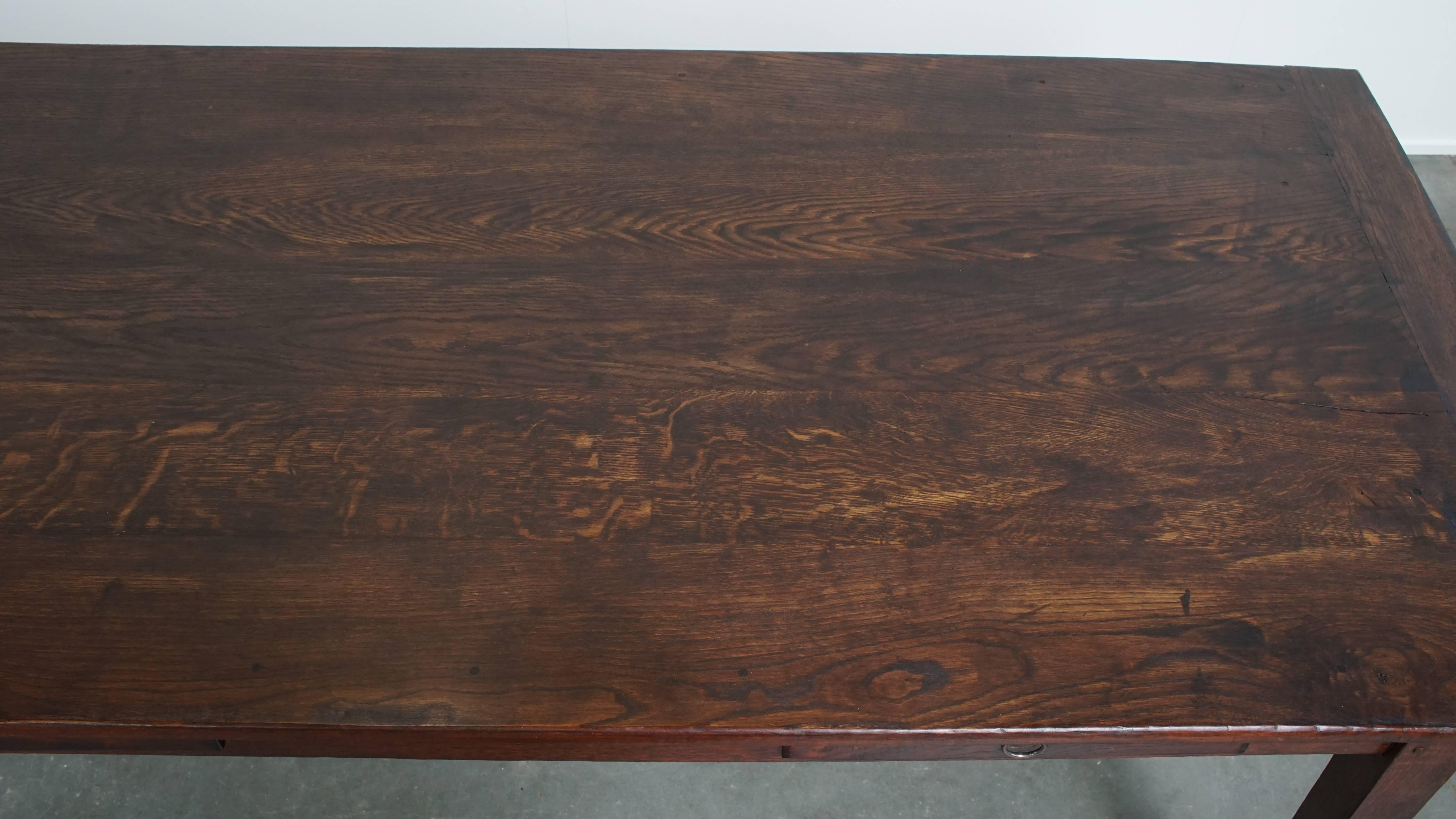 Legno Grande tavolo da pranzo Antique French Farmhouse XXL in vendita