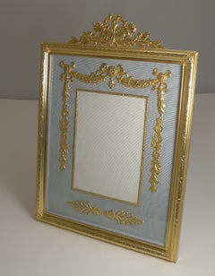 Large Antique French Gilded Bronze Photograph / Picture Frame, circa 1900