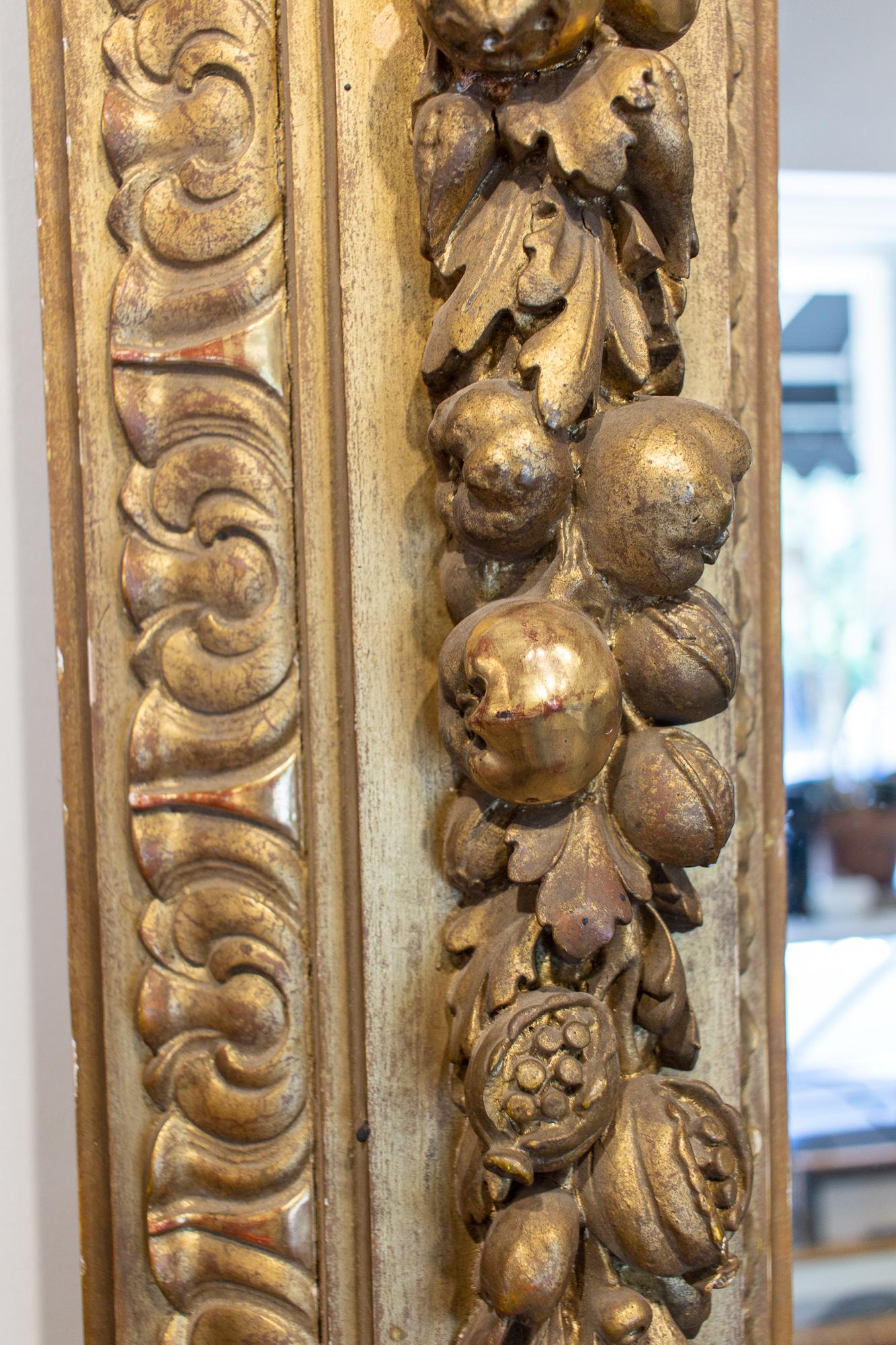 large antique mirror