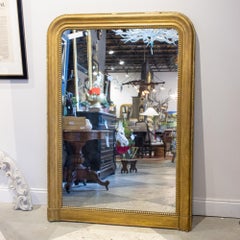 Large Antique French Gilt Louis Philippe Mirror, circa 1830
