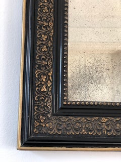 Large Antique French Louis Philippe Full-Length Giltwood Mirror, Late 19th Centu