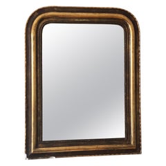 Large Antique French Louis Philippe Giltwood Mirror – Late 19th Century