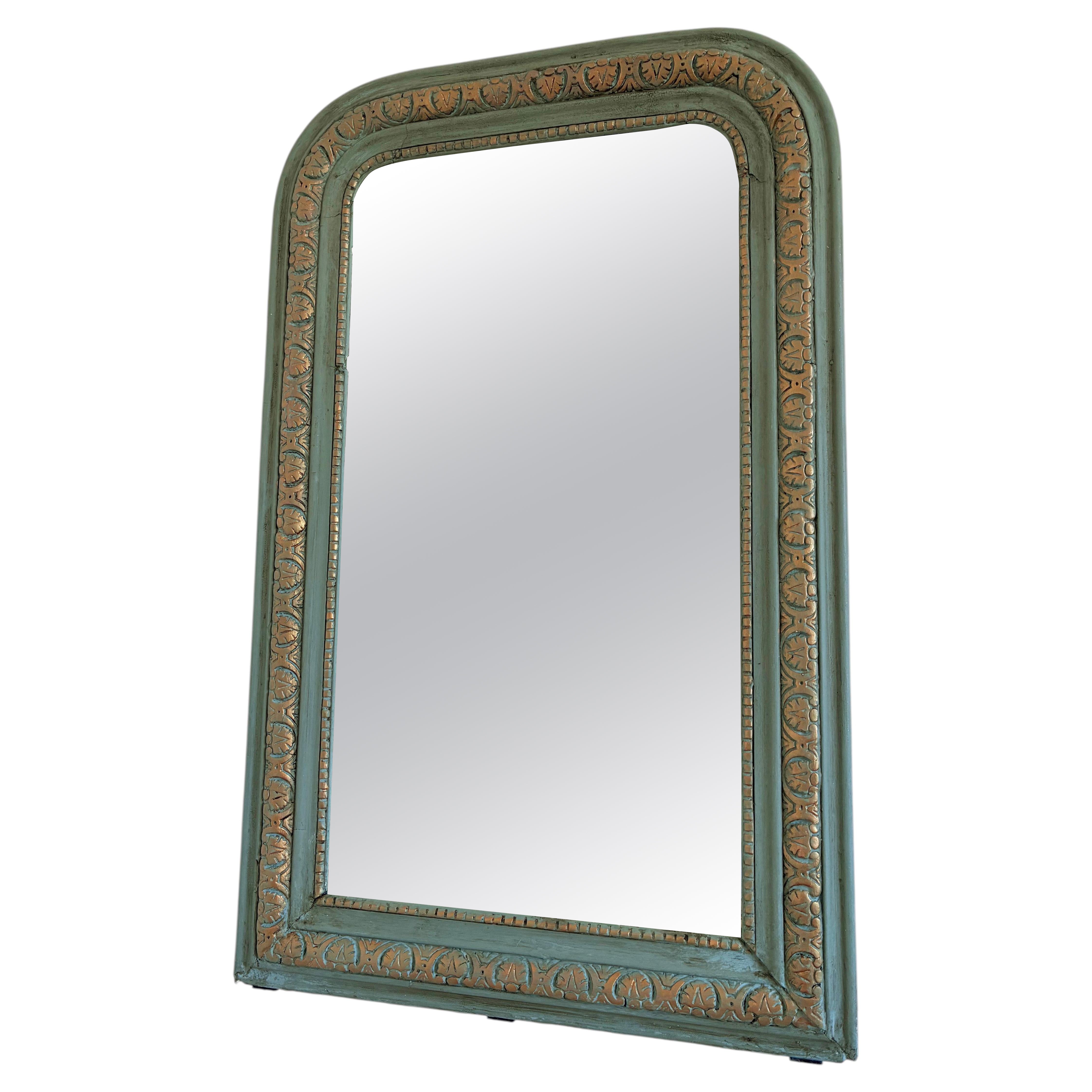 Grand Antique French Louis Philippe Mirror - Greene & Greene, fin du 19e siècle