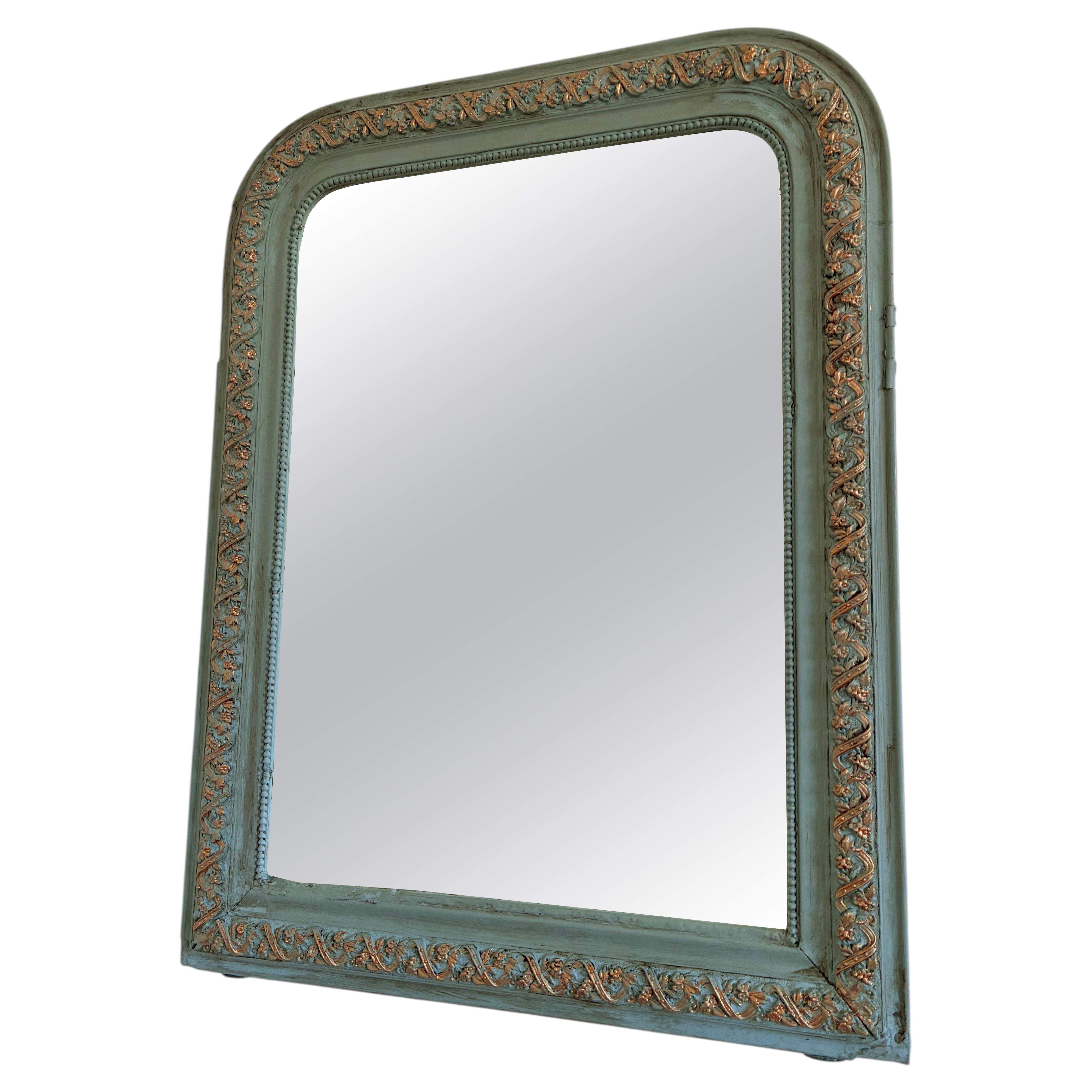 Grande Antique French Louis Philippe Mirror - Greene & Greene, fine XIX secolo in vendita