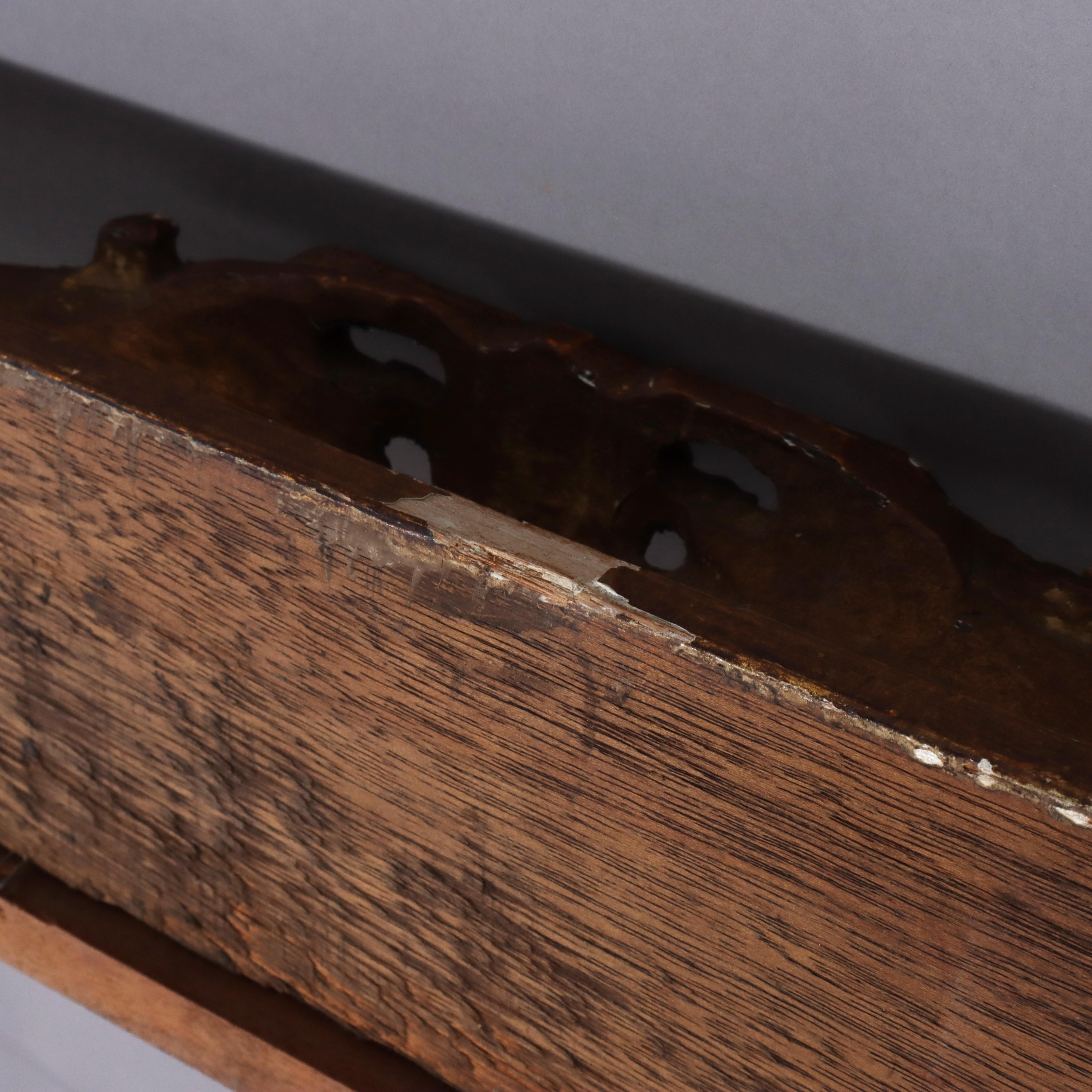Grande cornice dorata in stile Luigi XIV francese C1890 in vendita 6