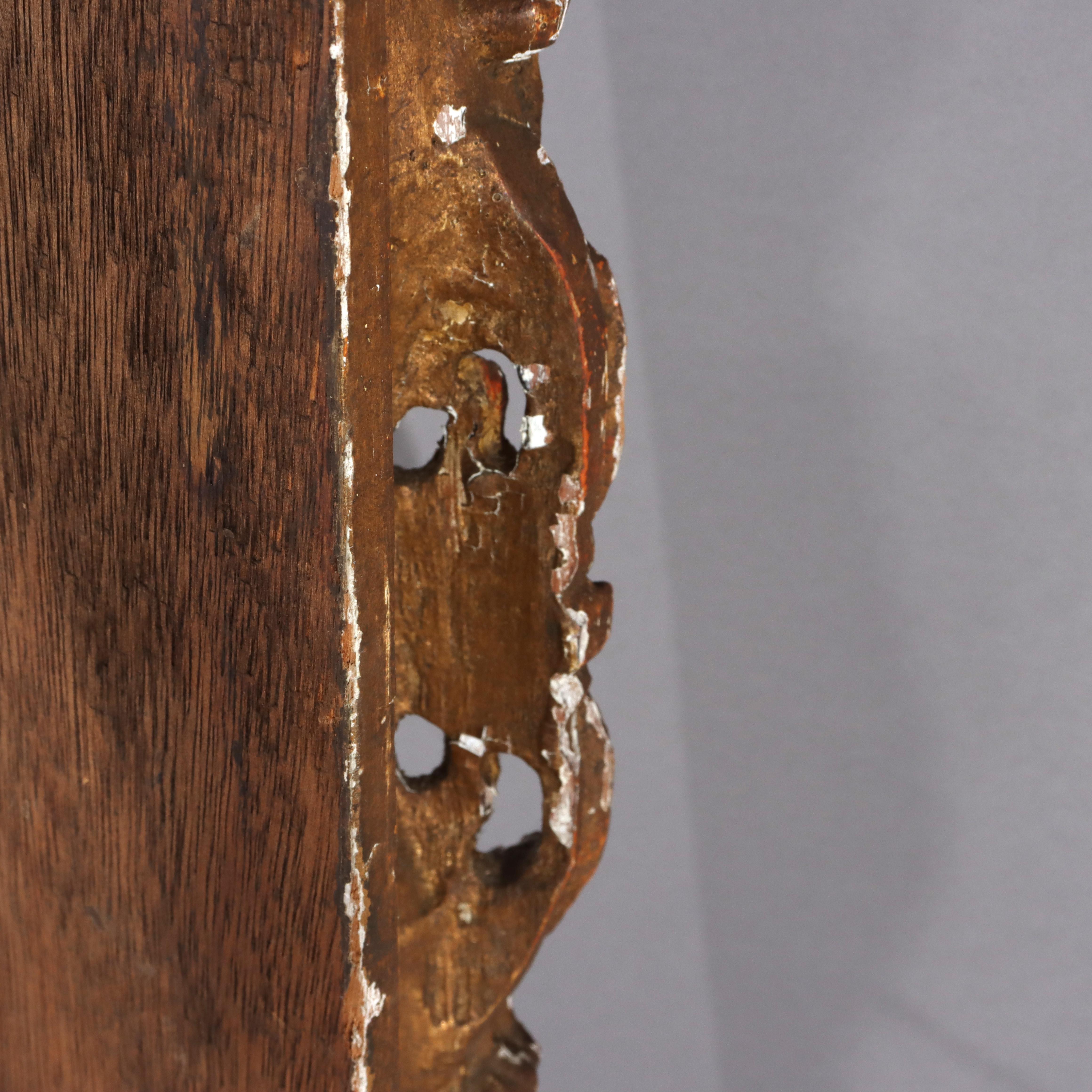 Grande cornice dorata in stile Luigi XIV francese C1890 in vendita 7