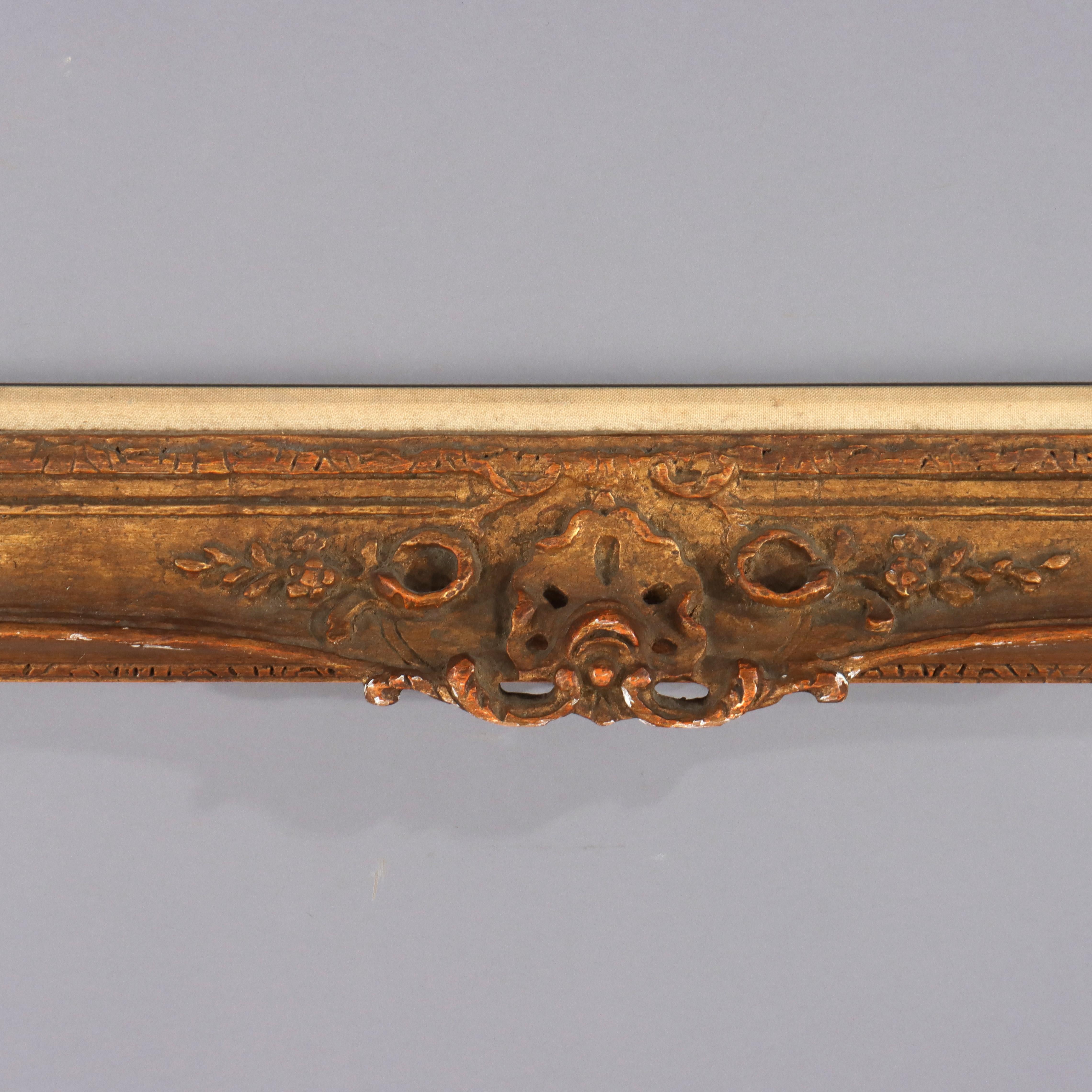 XIX secolo Grande cornice dorata in stile Luigi XIV francese C1890 in vendita