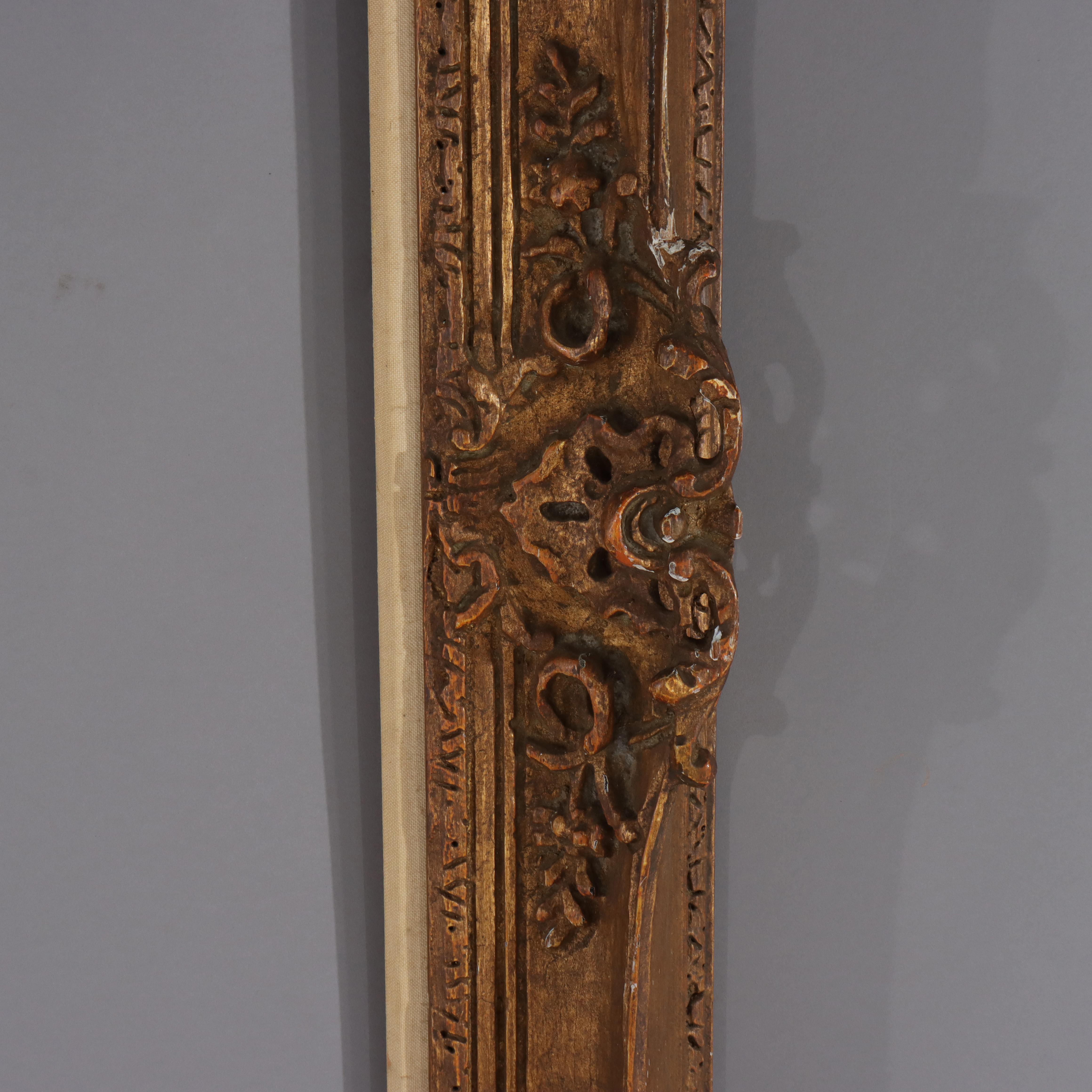 Grande cornice dorata in stile Luigi XIV francese C1890 in vendita 1