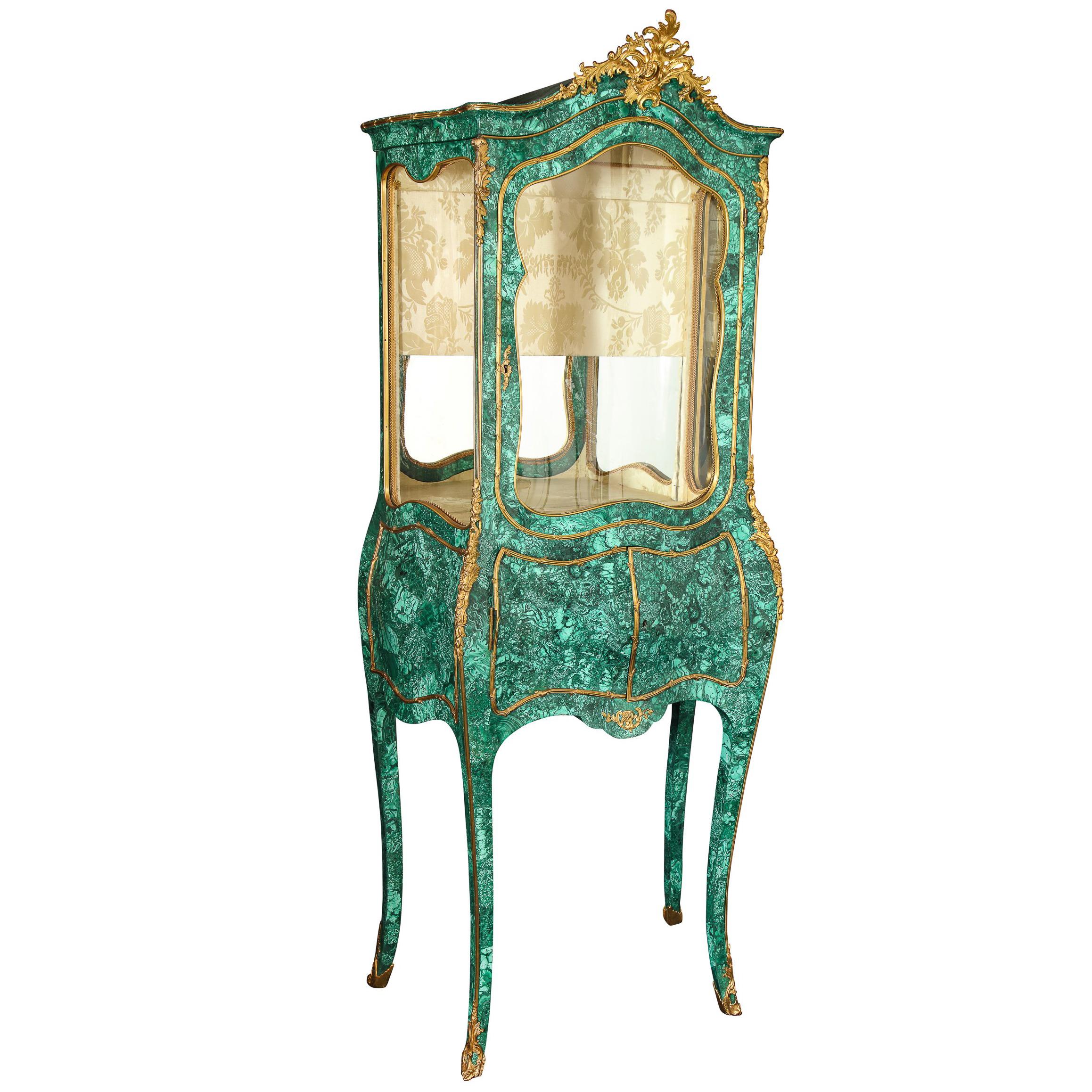 Malachite Commodes and Chests of Drawers