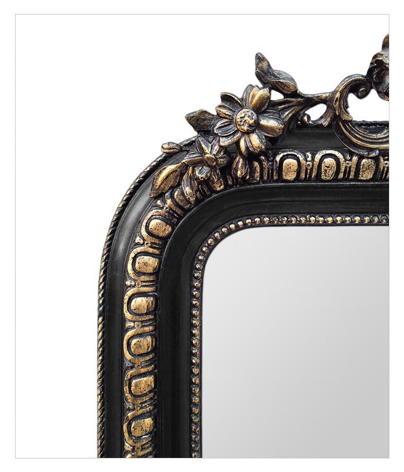 Large Antique French Mirror, Napoleon III Period, circa 1870 In Good Condition In Paris, FR