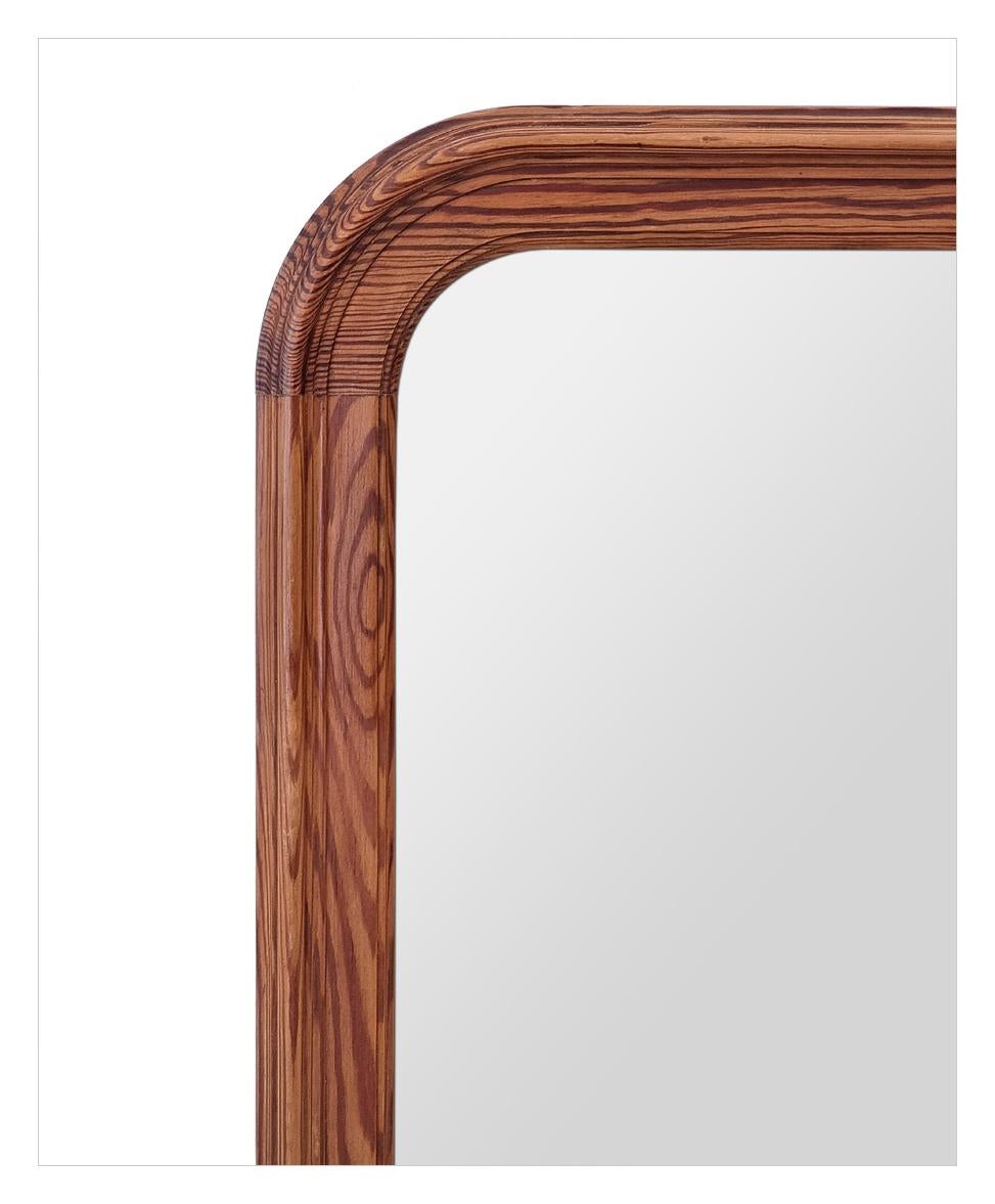 Gran Espejo Francés Antiguo, Madera de Pitchpin, Estilo Louis Philippe, circa 1890 en Bueno estado para la venta en Paris, FR