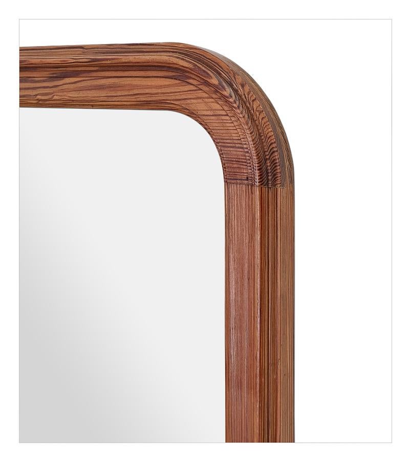 Gran Espejo Francés Antiguo, Madera de Pitchpin, Estilo Louis Philippe, circa 1890 Fines del siglo XIX en venta