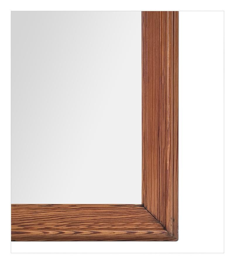 Gran Espejo Francés Antiguo, Madera de Pitchpin, Estilo Louis Philippe, circa 1890 en venta 1