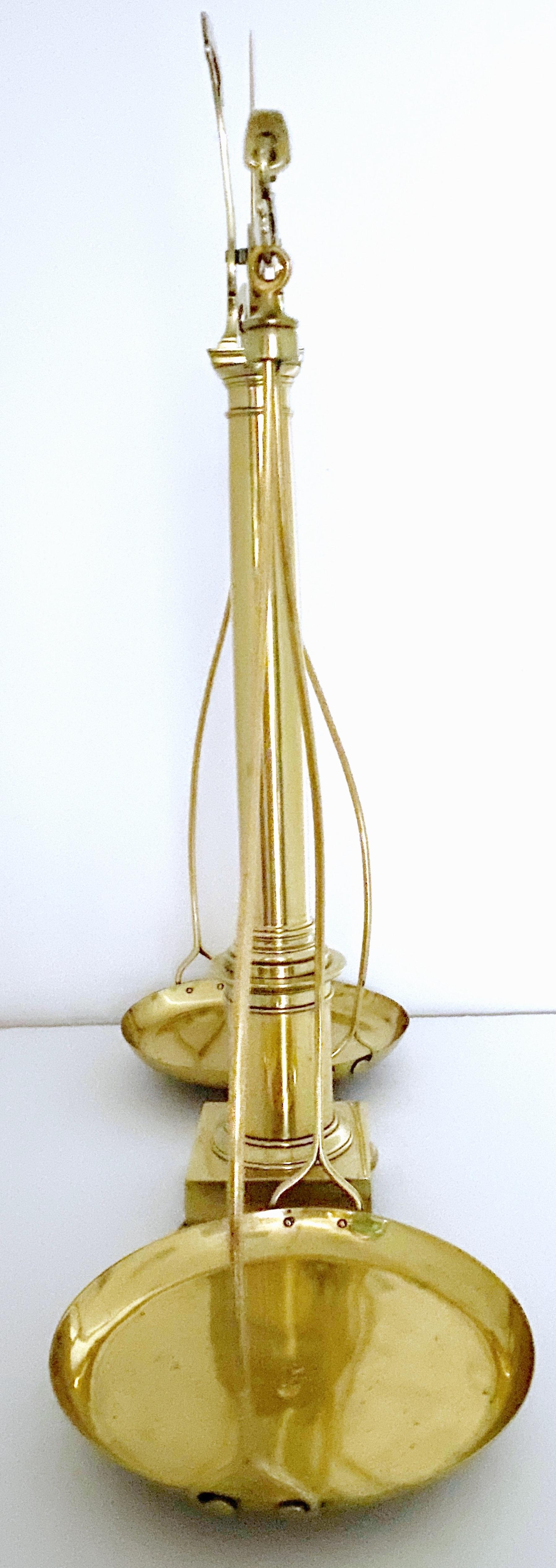 Large Antique French Neoclassical Brass Scale  In Good Condition For Sale In West Palm Beach, FL