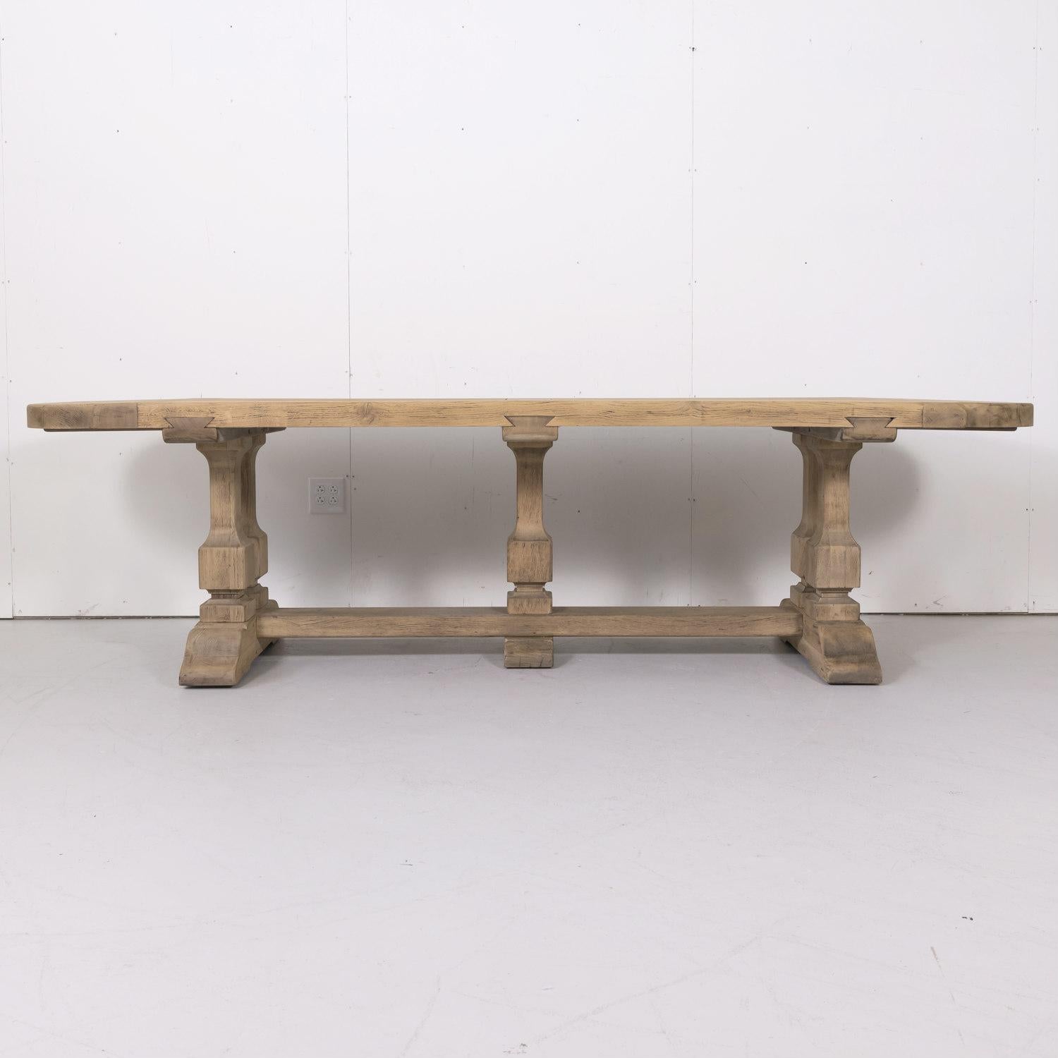 antique french trestle table