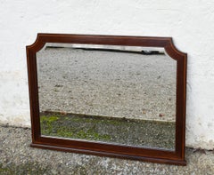 Large Antique French Overmantel Mirror