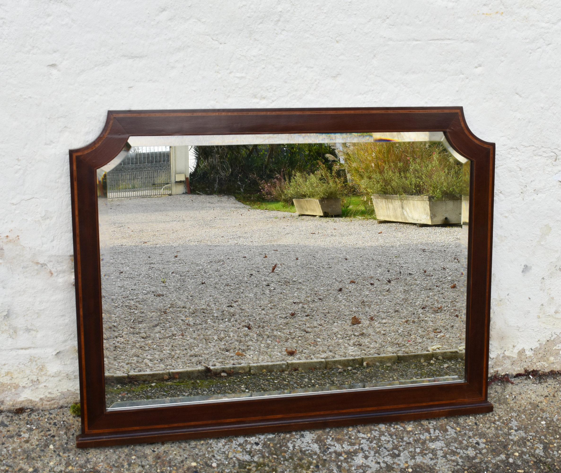 Belle Époque Grande specchio francese Antique Mirror in vendita