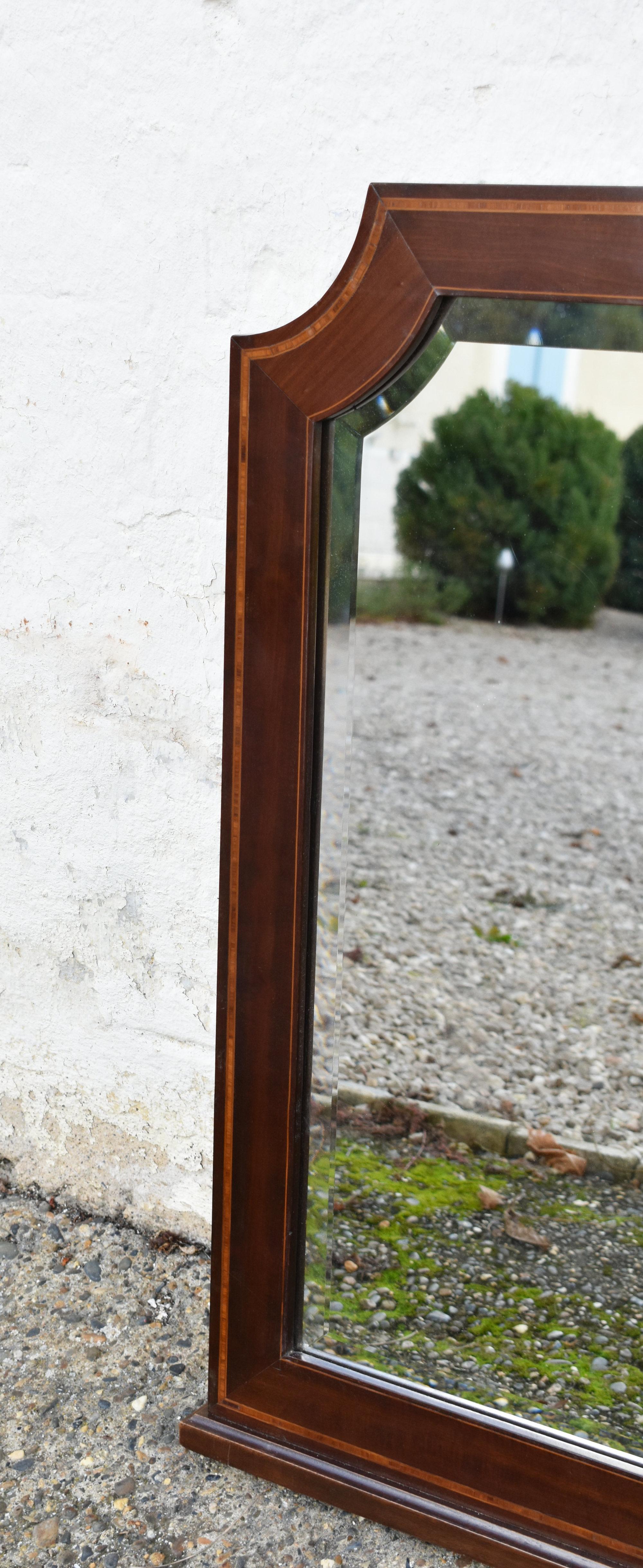 Francese Grande specchio francese Antique Mirror in vendita
