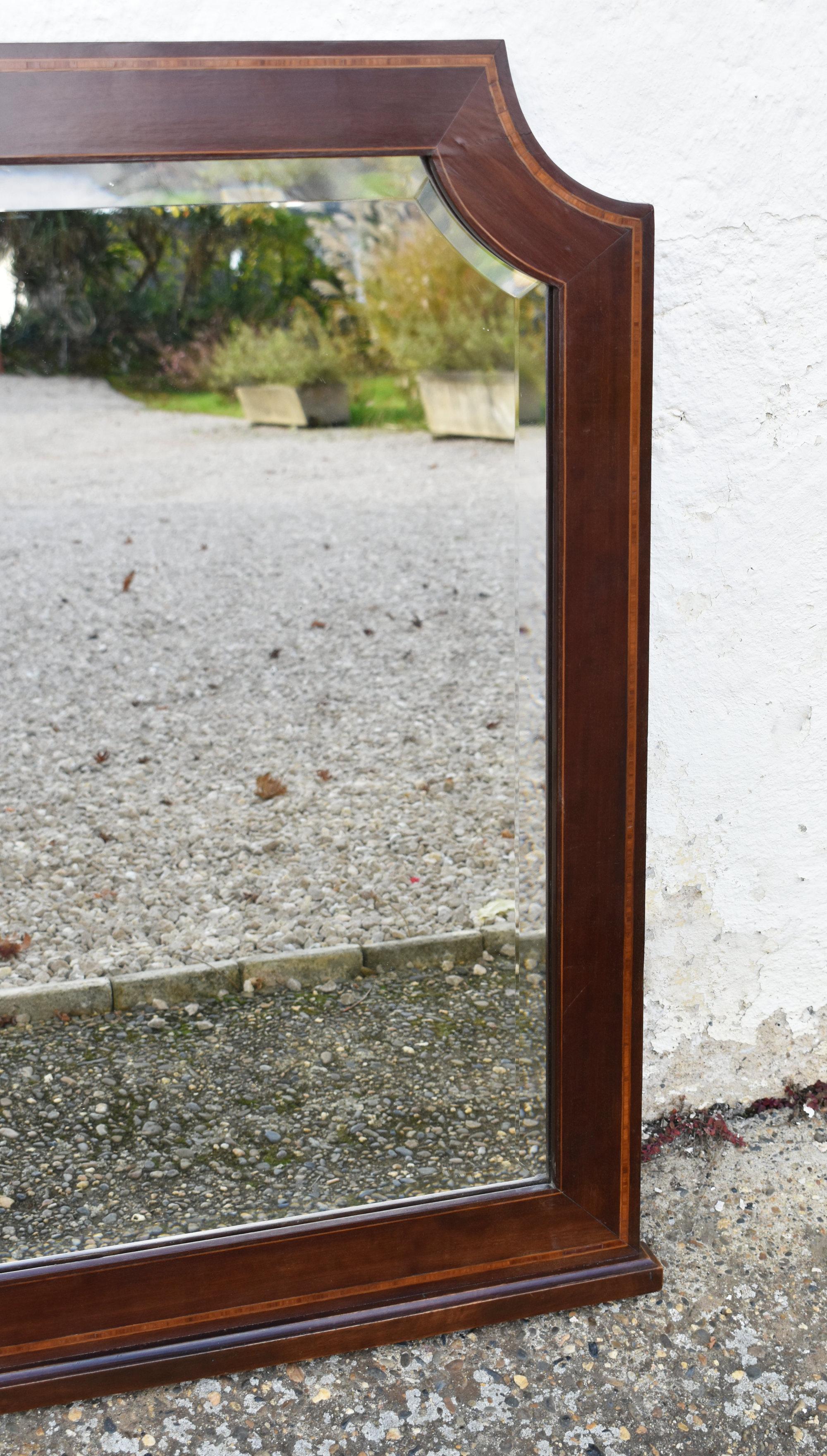 Smussato Grande specchio francese Antique Mirror in vendita