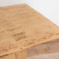 Large Antique French Pine Rustic Farmhouse Kitchen Dresser Console Island