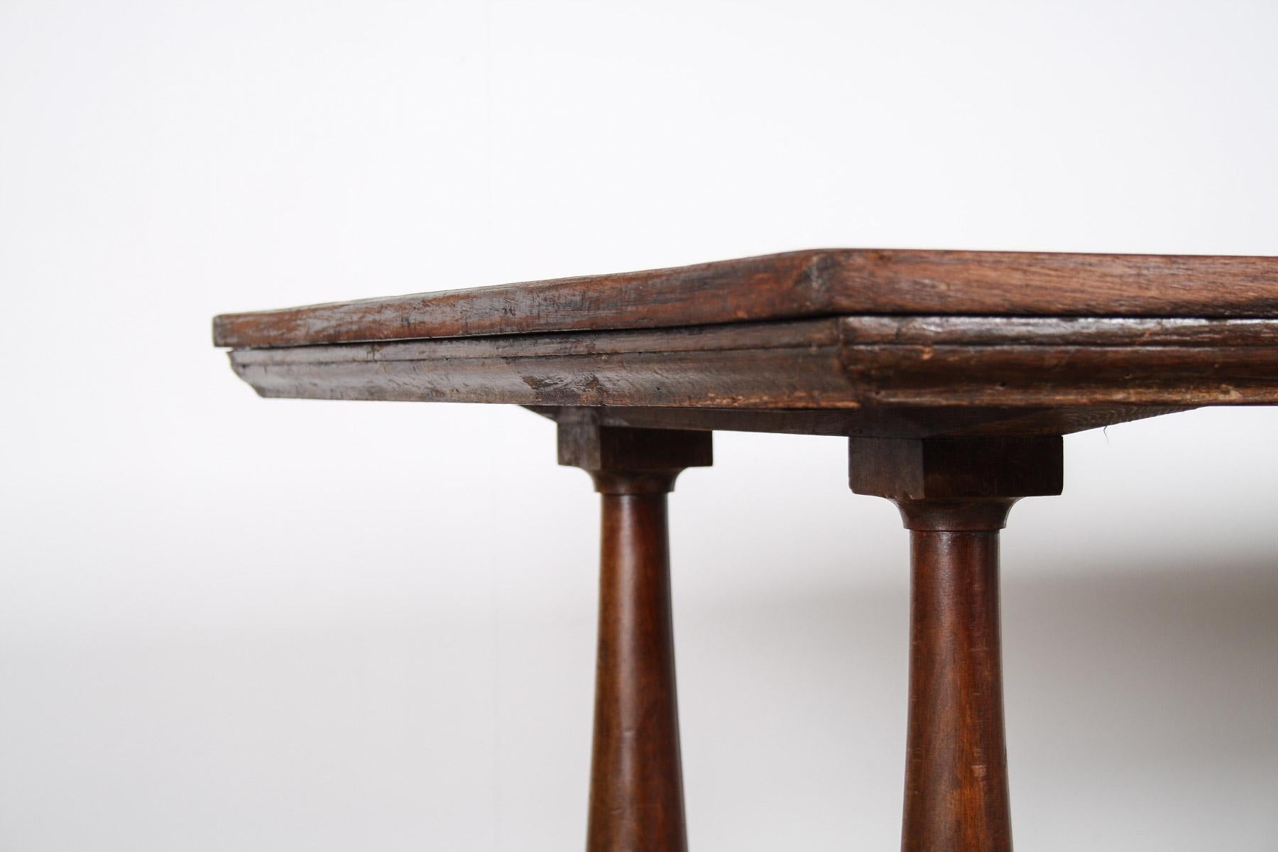 Gran Mesa de Comedor de Refectorio Antique French Años 20 Escritorio Expositor Minorista 11