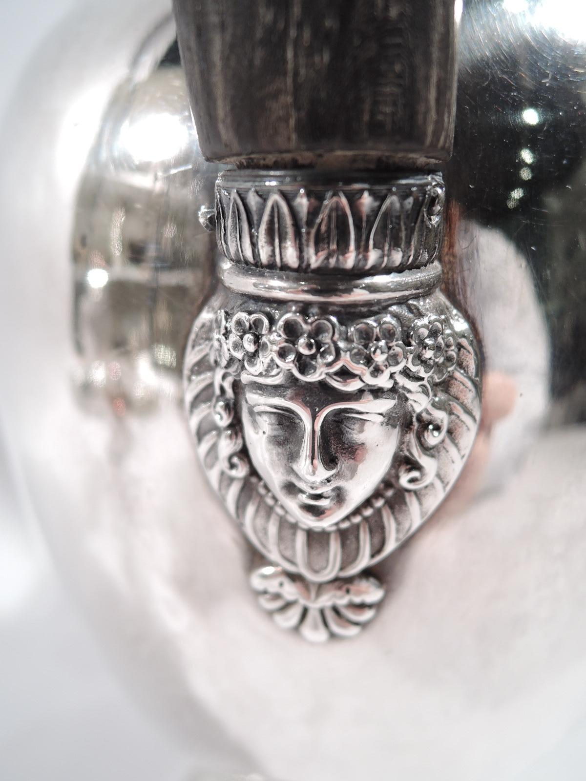 Großer antiker etruskischer Silber-Couchtisch aus der französischen Restauration im Angebot 1
