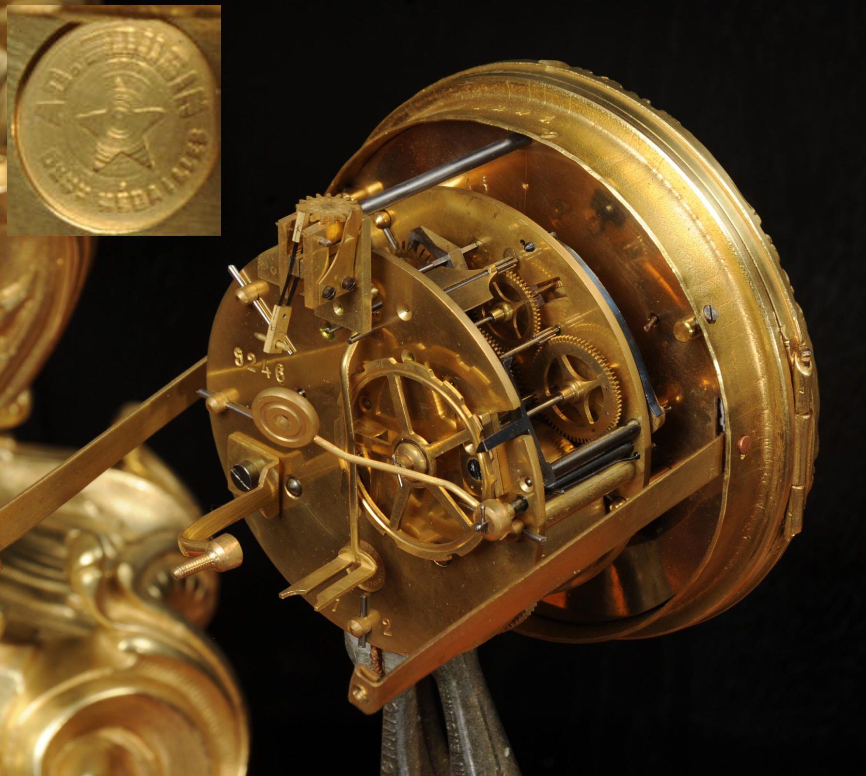 Large Antique French Rococo Clock For Sale 10