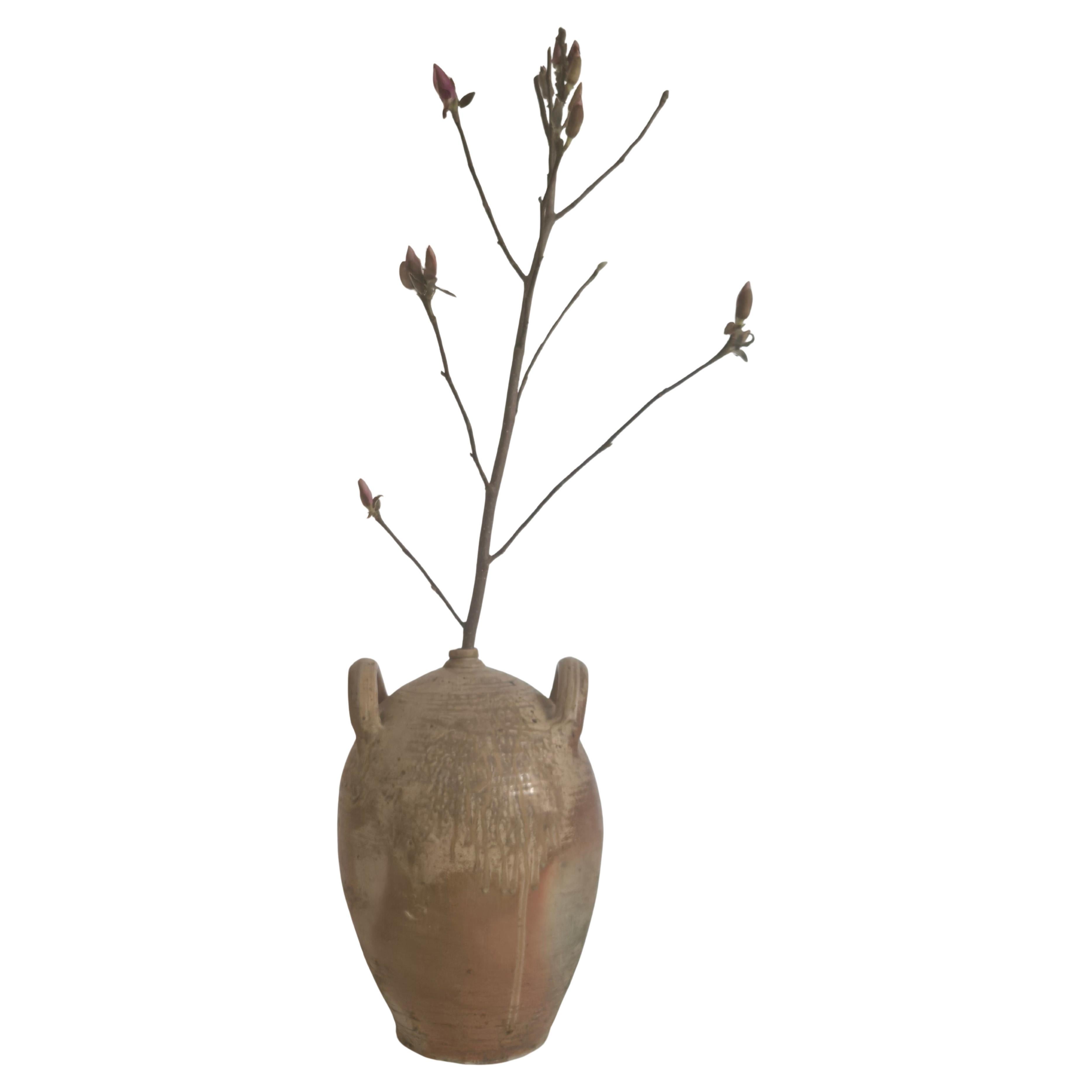 Large antique french urn, beautiful rustic patina. For Sale