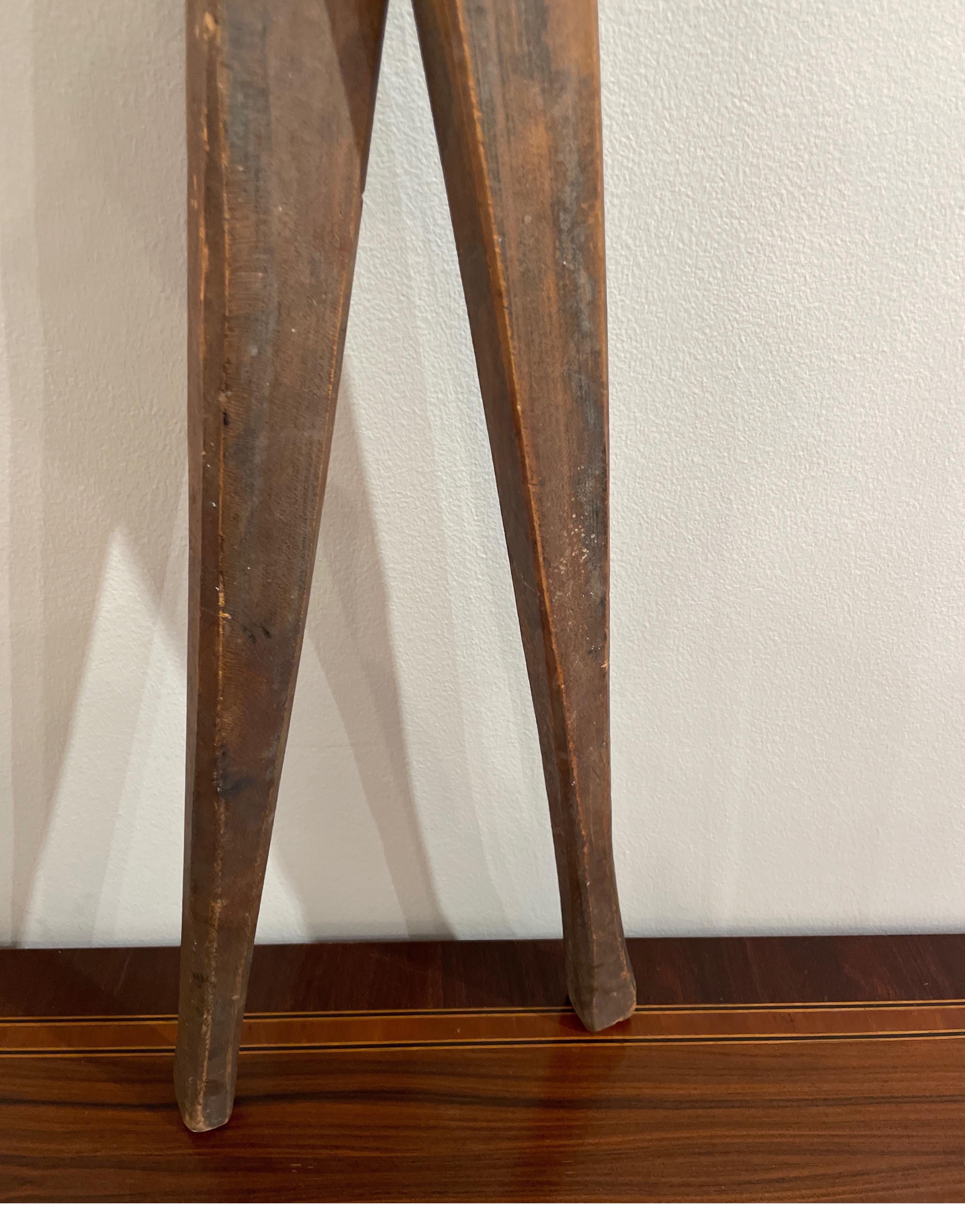 Large Antique French Wood Pliers For Sale 1