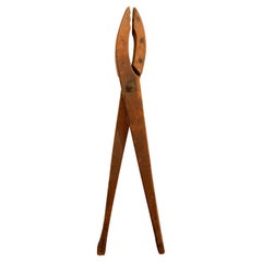 Pinze grandi in legno Antique French
