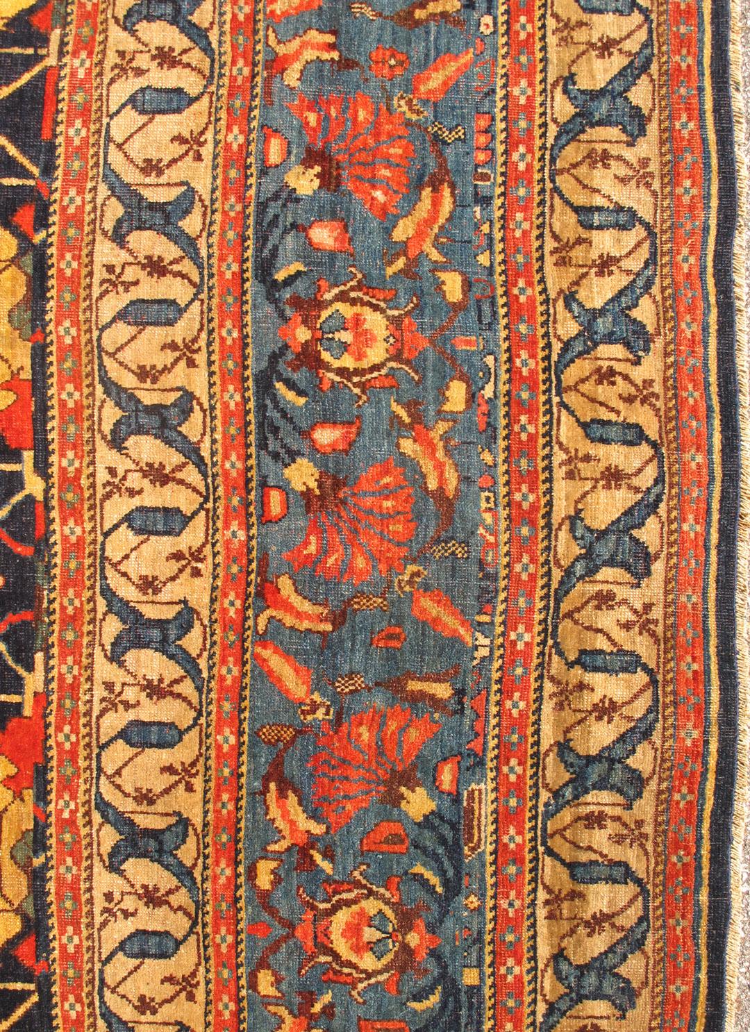 Very large Antique Persian Bidjar, Keivan Woven Arts- rug/ F-0402, Large Persian rug, Garous design Bidjar, Large Bidjar, 

Measures: 13'2 x 25'8 

This magnificent late 19th century Persian large Bidjar brilliantly incorporates breathtaking