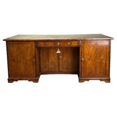 Large Antique George II Mahogany Desk c. Mid 18th Century