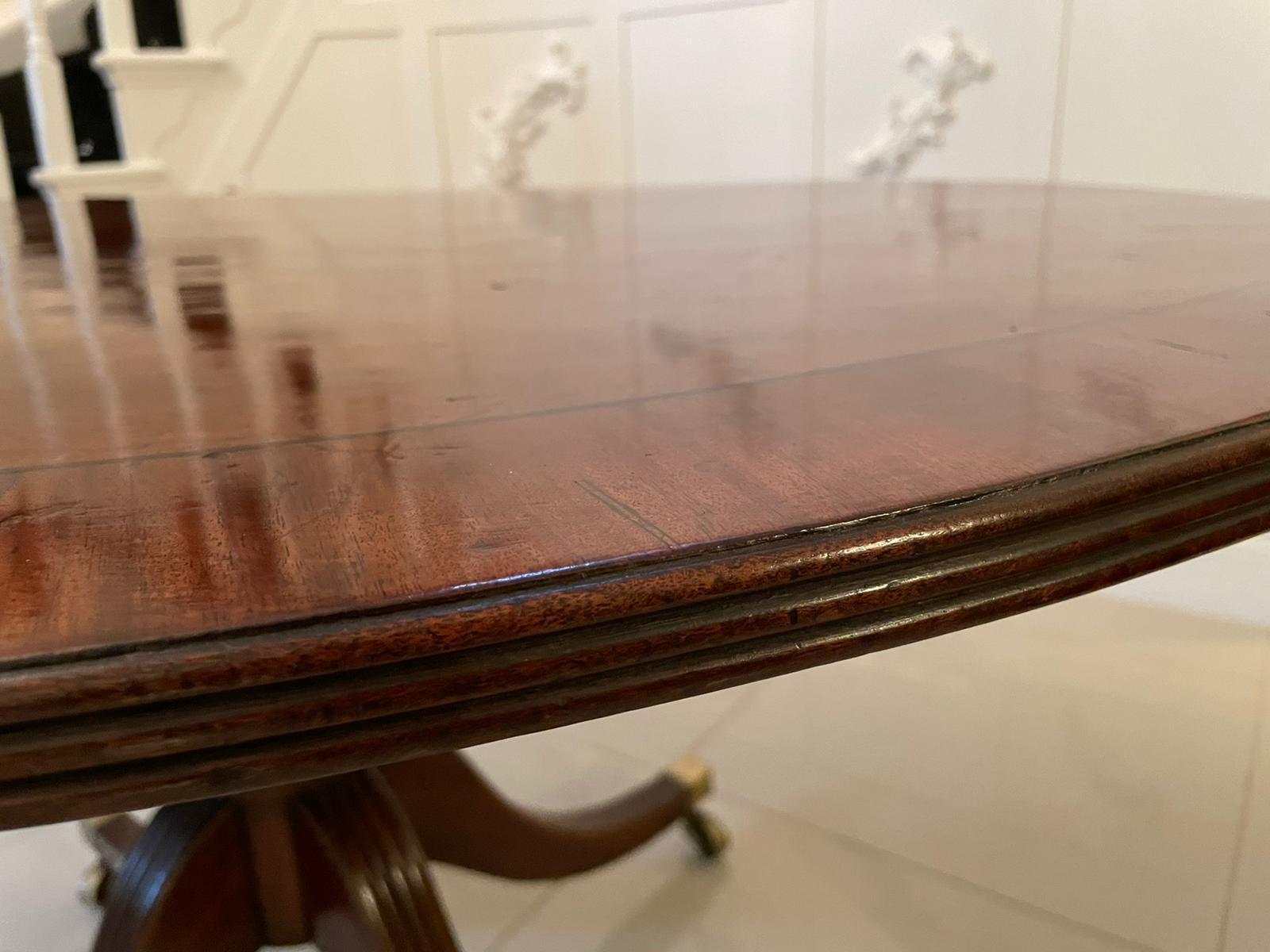 Other Large Antique George III Oval Mahogany Breakfast Table