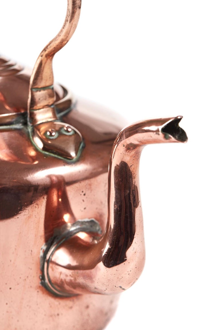 Large Antique Copper Kettle at 1stDibs