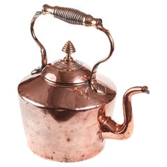 Large Antique Georgian Copper Kettle