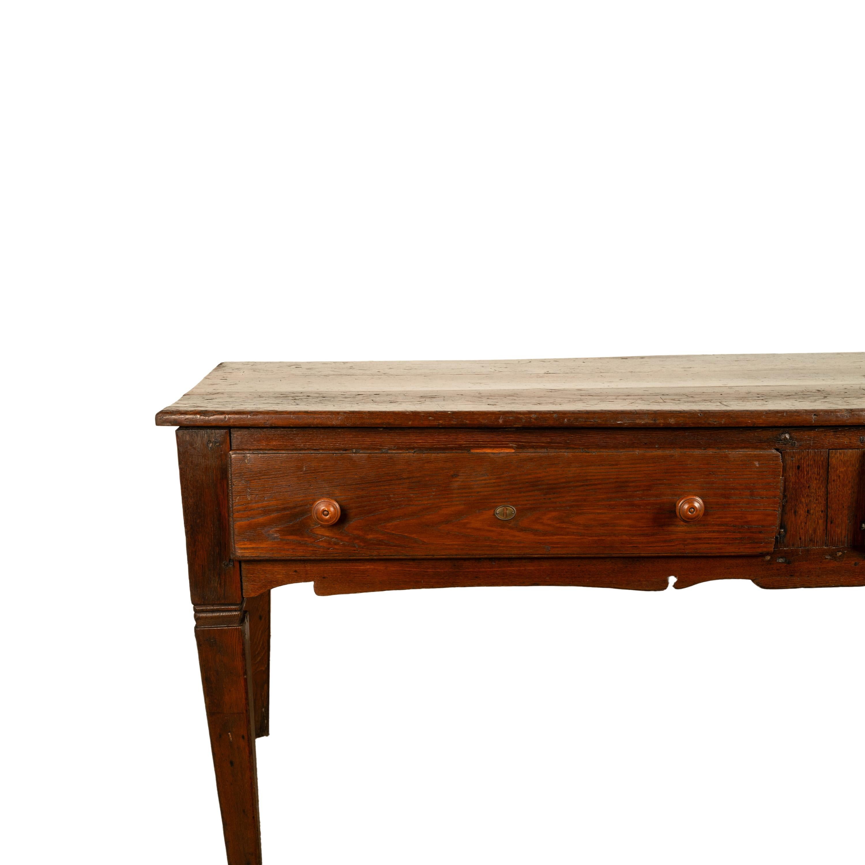 Large Antique Georgian Elm Serving Scullery Kitchen Preparation Table 1820 For Sale 10