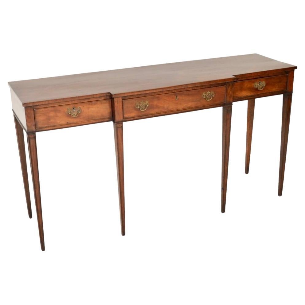 Large Antique Georgian Period Console Table For Sale