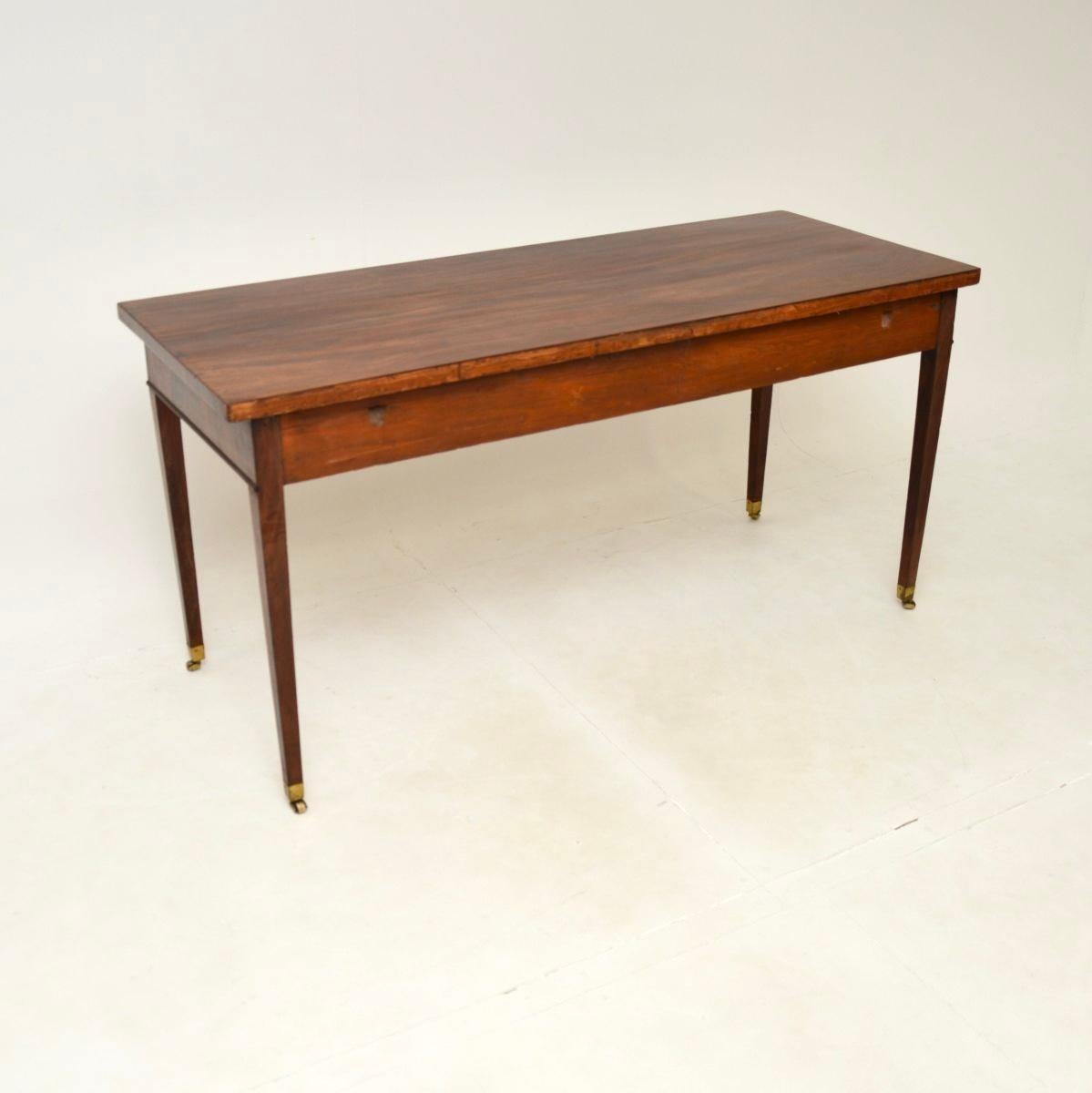 Large Antique Georgian Period Console / Writing Table In Good Condition For Sale In London, GB